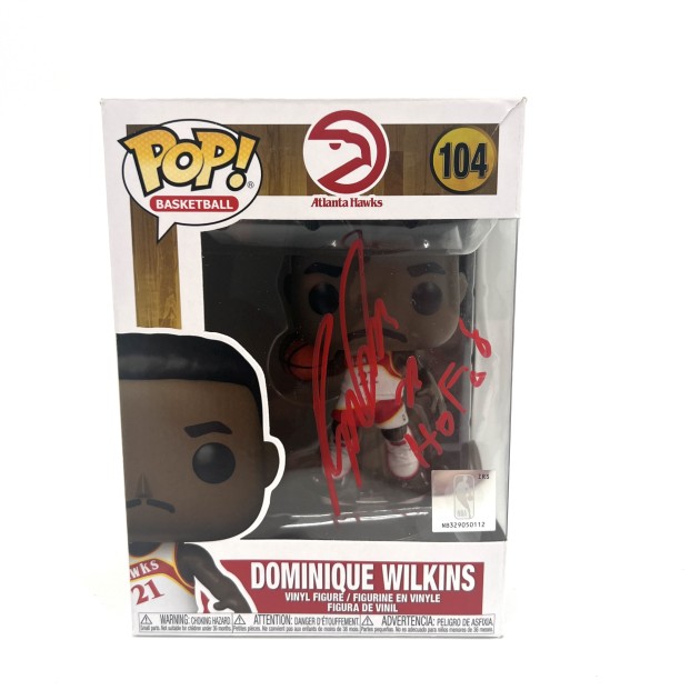 Dominique Wilkins Signed Funko Pop