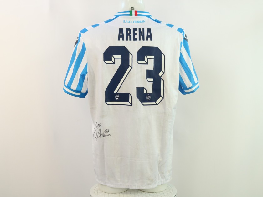 Arena's Signed Unwashed Shirt, SPAL vs Carpi 2024 