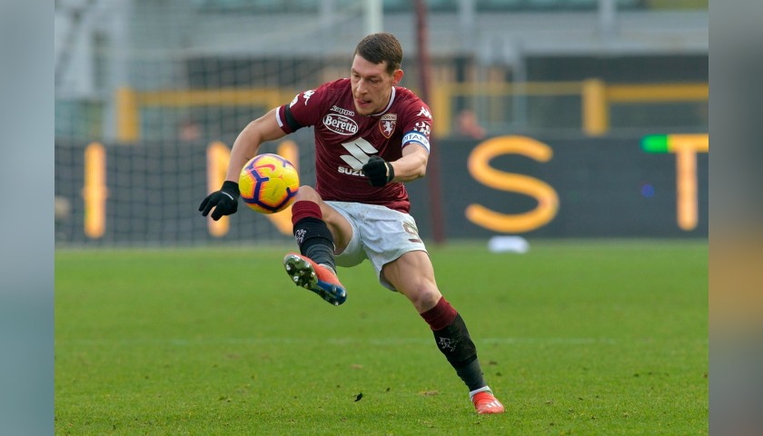 Andrea Belotti's Worn and Signed Adidas Boots