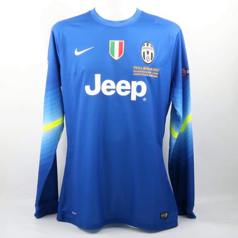 Match issued Storari Juventus shirt, UCL Final 2014/15