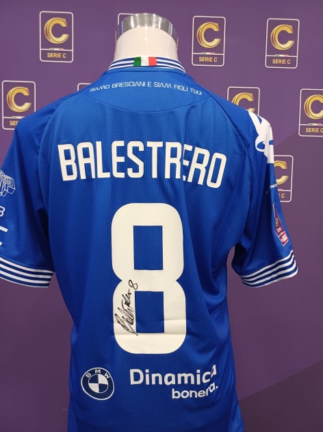 Balestrero's Union Brescia Signed Issued Shirt, 2025/26