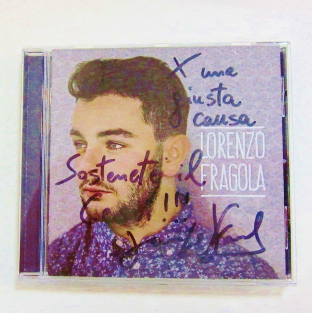 Firts EP by Lorenzo Fragola, XF8 winner, with dedication - signed