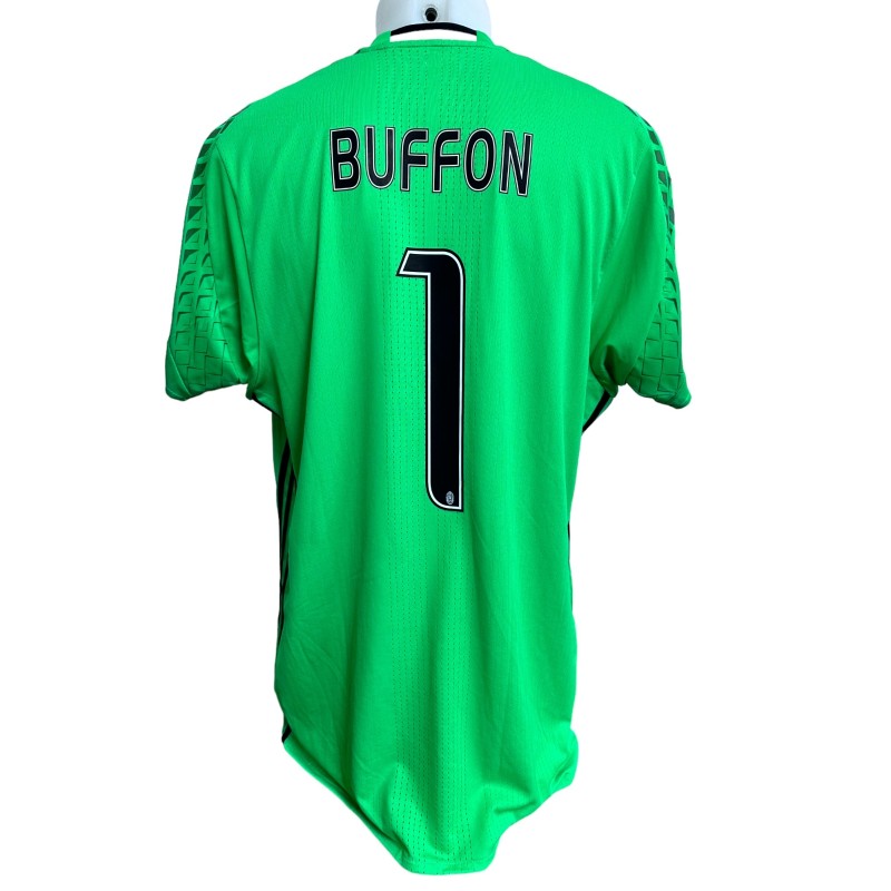 Buffon's Signed Match Shirt, Juventus vs Lazio - Final Tim Cup 2017