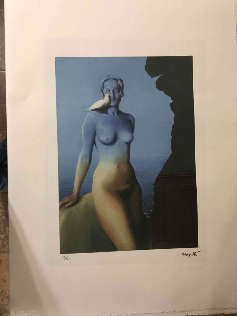Offset lithography by René Magritte (replica)