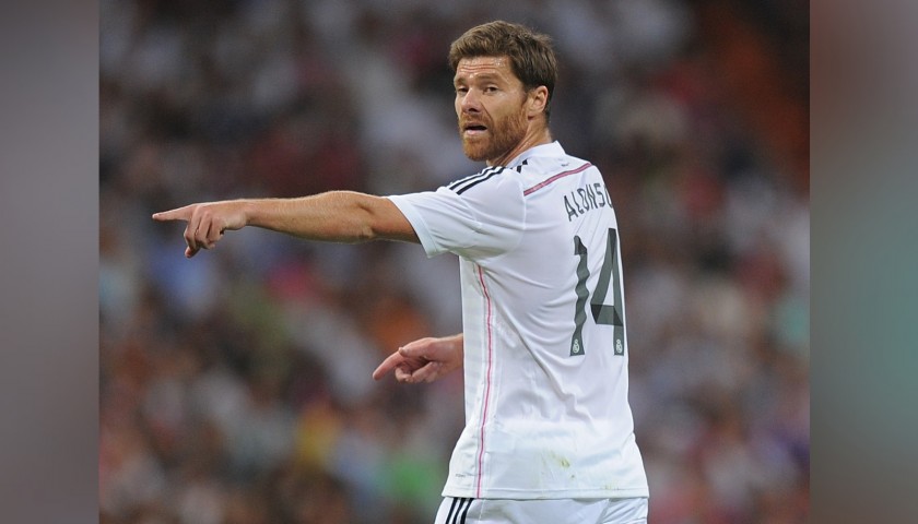 Maglia Ufficiale Xabi Alonso Real Madrid, 2014/15 - Autografata