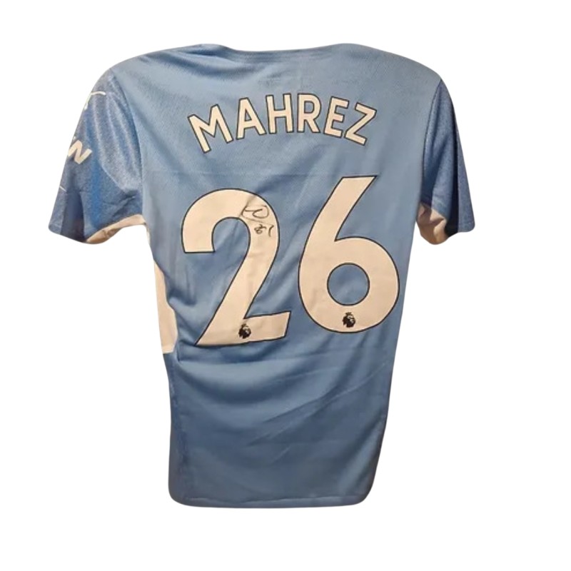 Mahrez Manchester City 2021/2022 Signed Official Shirt 