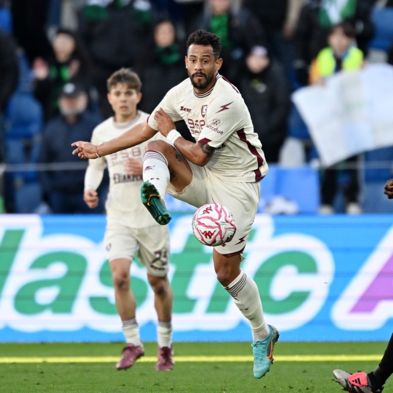 Tello match shirt Sassuolo vs Salernitana 2024