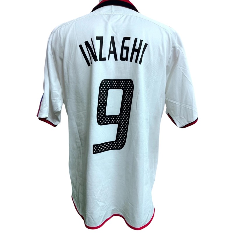 Maglia Gara Inzaghi Milan vs Porto, Finale UEFA Supercup 2003