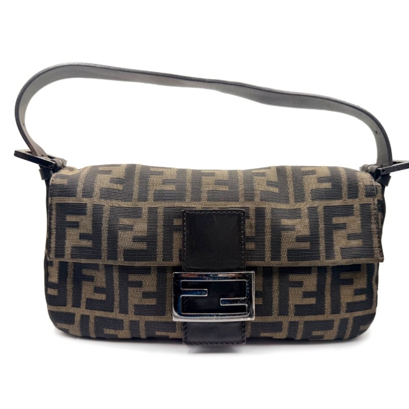 Fendi Zucca Baguette Shoulder Bag