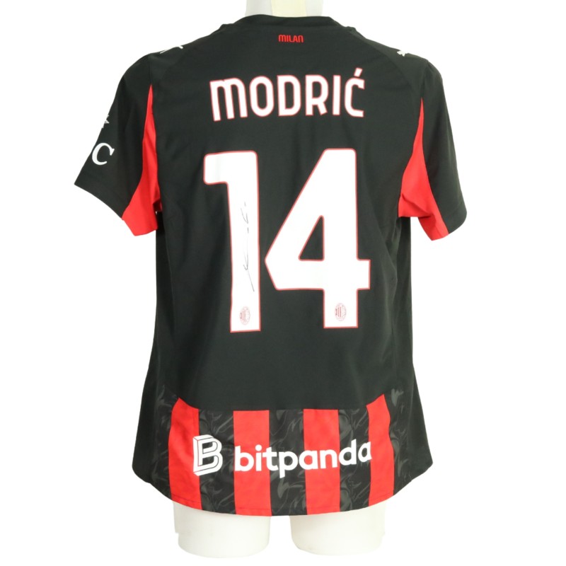 Modric's Milan Match-Issued Shirt 2025/26 - Signed 