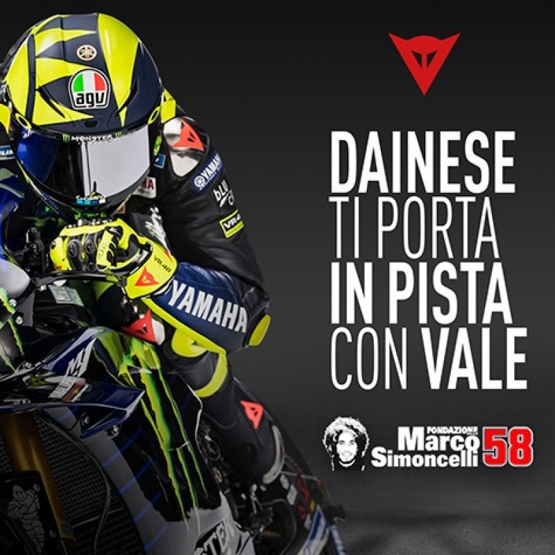 Dainese gets you on track with Valentino Rossi