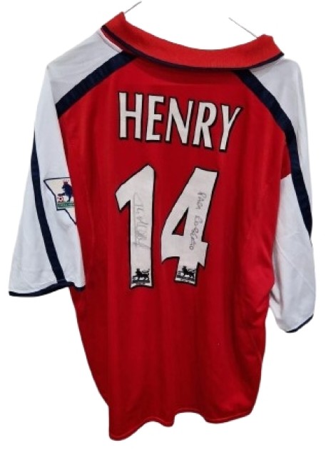 Maglia Henry Arsenal Ufficiale, 2000/01 - Autografata