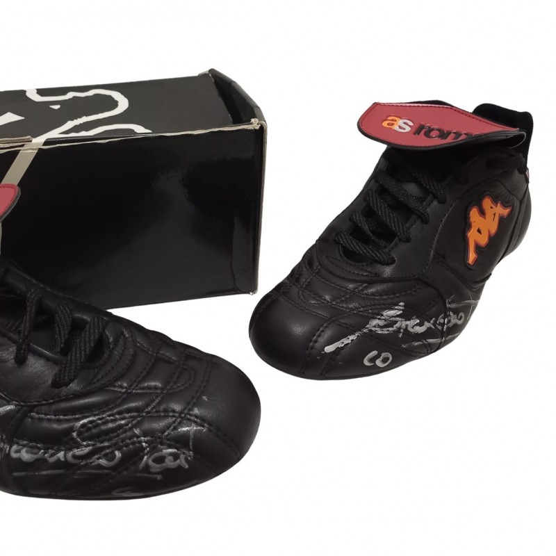 Roma Boots Signed by Francesco Totti