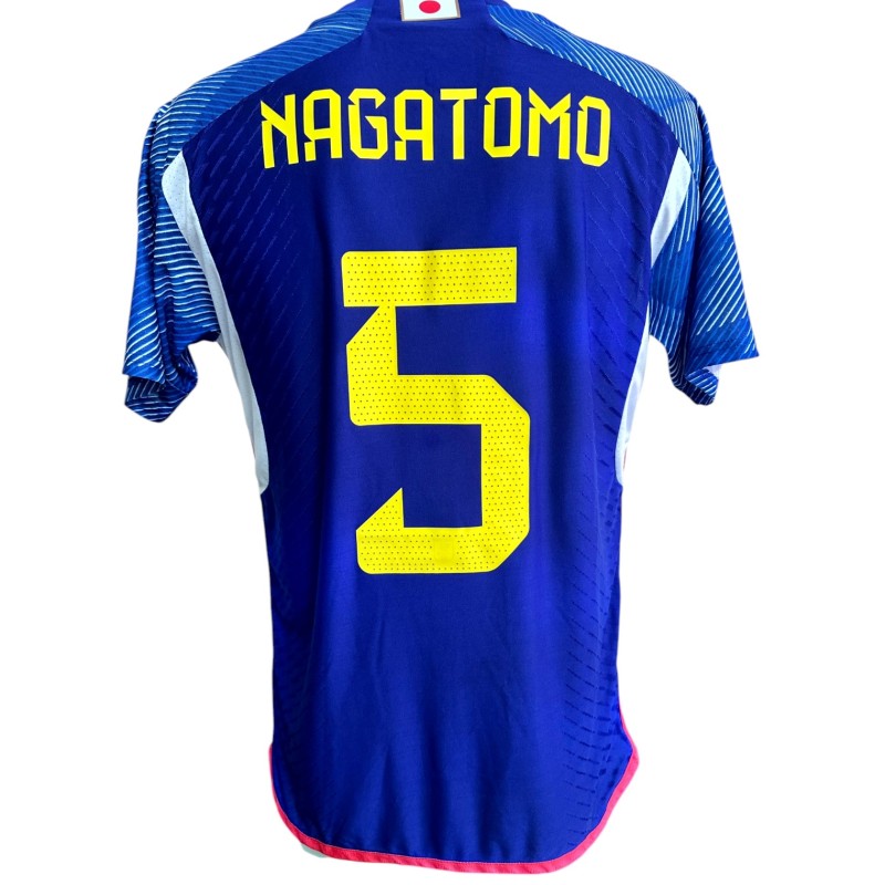 Nagatomo's Japan vs Spain Match-Issued Shirt, FIFA World Cup 2022