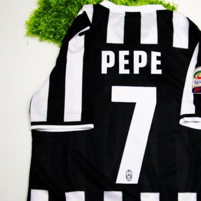 Maglia della Juventus indossata da Simone Pepe, Serie A 2013/2014