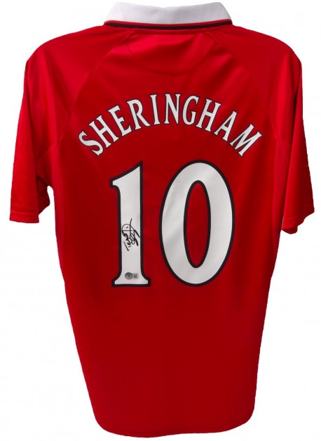 Teddy Sheringham's Manchester United Signed Shirt