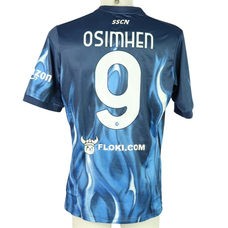 Osimhen's Napoli Match Shirt, 2021/22