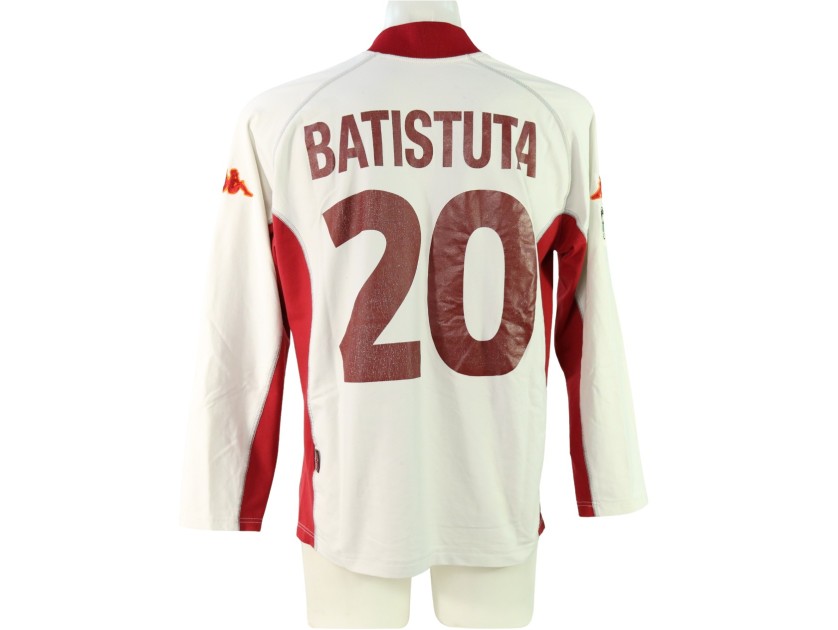 Maglia gara Batistuta Bologna vs Roma 2001