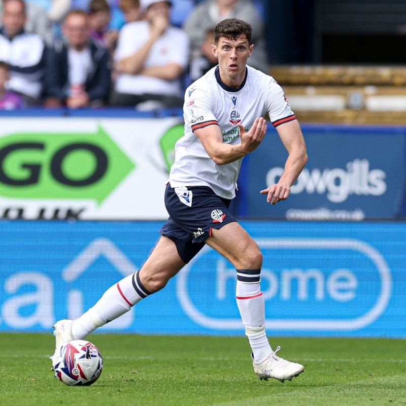 Eoin Toal's Bolton Wanderers Signed Match Worn Shirt, vs Reading 