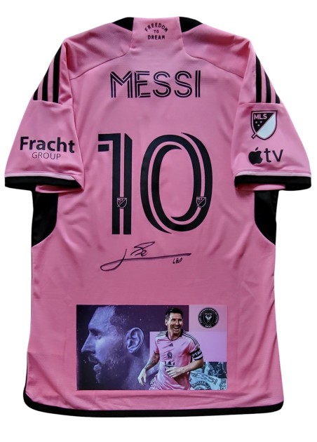 Messi's New England Revolution vs Inter Miami Signed Match-Issued Shirt, 2024