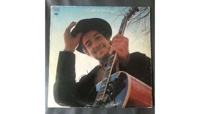 Bob Dylan Signed Nashville Skyline Vinyl