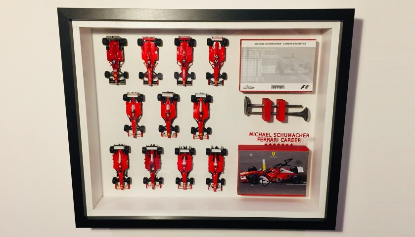 Michael Schumacher Ferrari Cars, Valves and Signed Postcards - CharityStars
