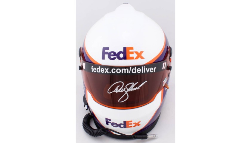 Denny Hamlin Signed NASCAR Helmet 