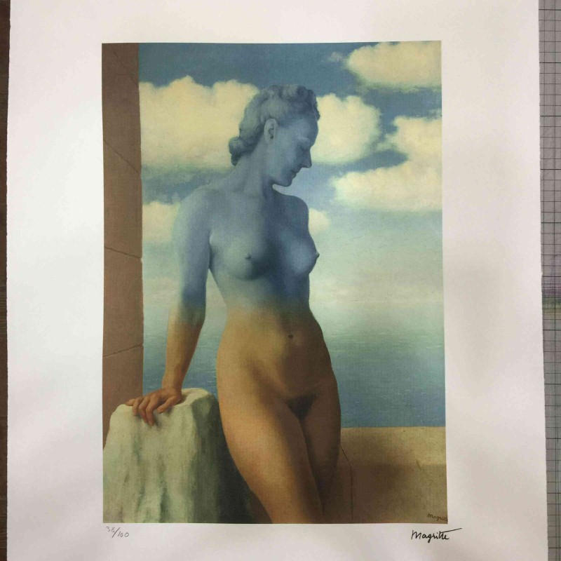 Offset lithography by René Magritte (replica)