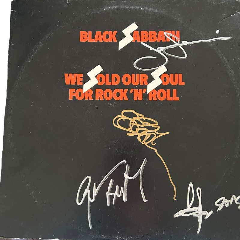 Black Sabbath Signed 'We Sold Our Soul for Rock 'n' Roll' Vinyl LP