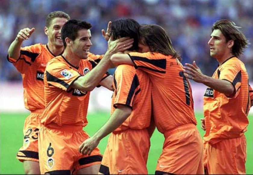 Aimar's Match Shirt, Malaga vs Valencia 2002