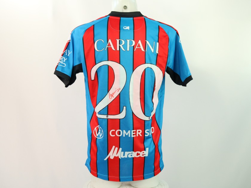 Carpani's Catania vs Cavese Unwashed Signed Shirt, 2024