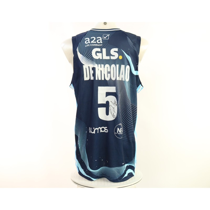 De Nicola's Signed Match-Worn Kit, Treviso vs Napoli Basket 2024