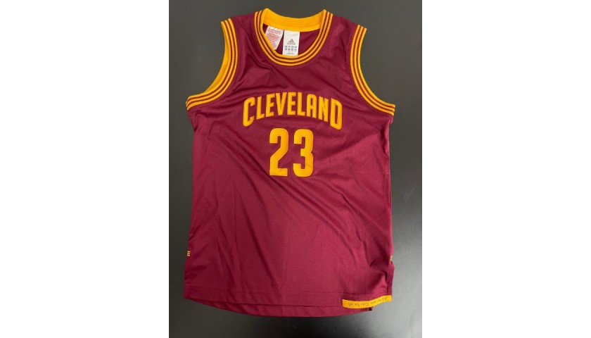 LeBron James' Official Cleveland Signed Jersey - CharityStars