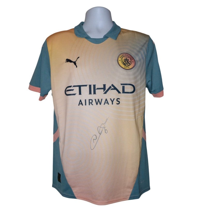 Nathan Ake Signed Definitely City Shirt