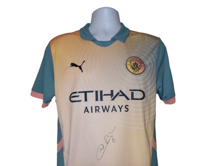 Nathan Ake Signed Definitely City Shirt