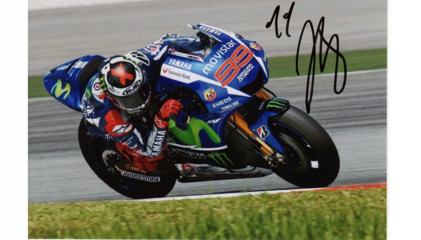 Jorge Lorenzo Signed Photograph