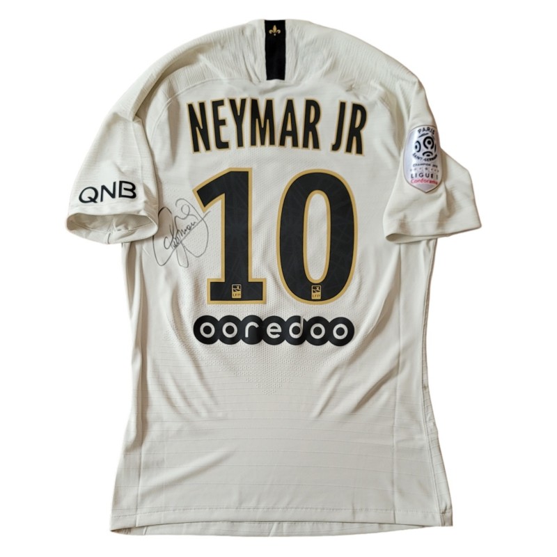 Neymar's Bordeaux vs PSG Match-Issued Signed Shirt, 2018/19