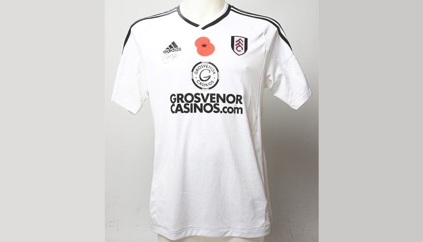 Poppy Shirt Signed by Fulham FC's Ibrahima Cissé