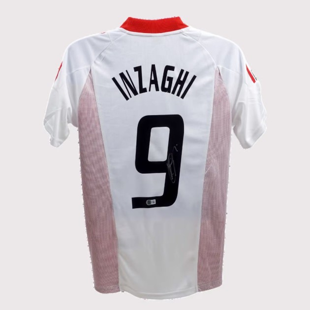 Replica della maglia da trasferta del Milan firmata da Filippo Inzaghi