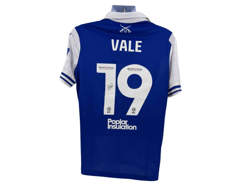 Vale's Bristol Rovers FA Cup Signed Match Worn Shirt 