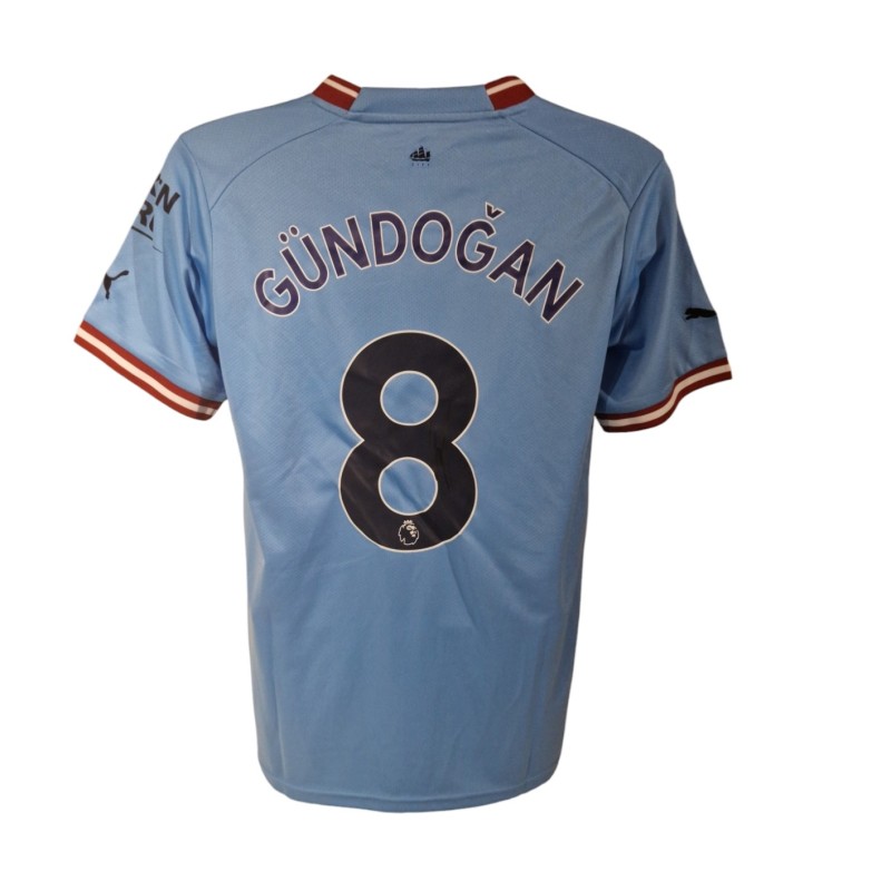 Ilkay Gundogan's Manchester City 2022/23 Signed Replica Shirt