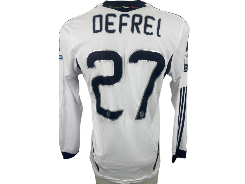 Defrel's Cesena Match-Issued Shirt, 2011/12 - Signed by the Squad