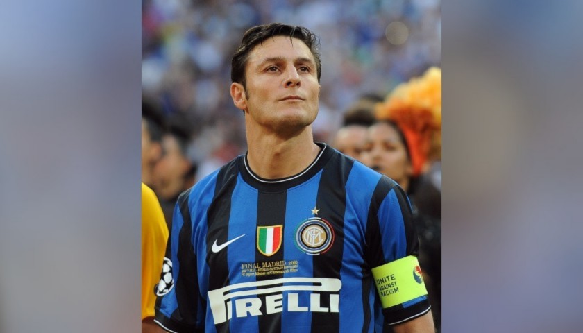 Inter Official Track Jacket Signed by Zanetti