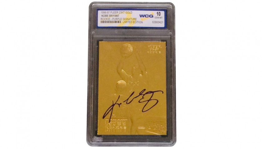 Limited Edition Gold Card Kobe Bryant