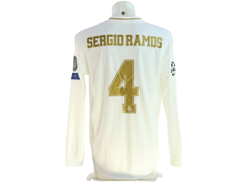 Sergio Ramos' Real Madrid Match-Issued Shirt, UCL 2019/20