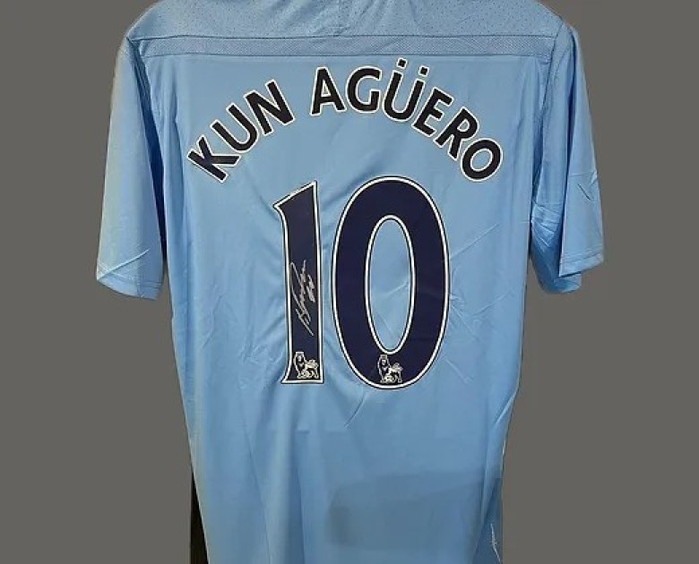 Maillot de Manchester City 2021 signé par Sergio Aguero | LCS