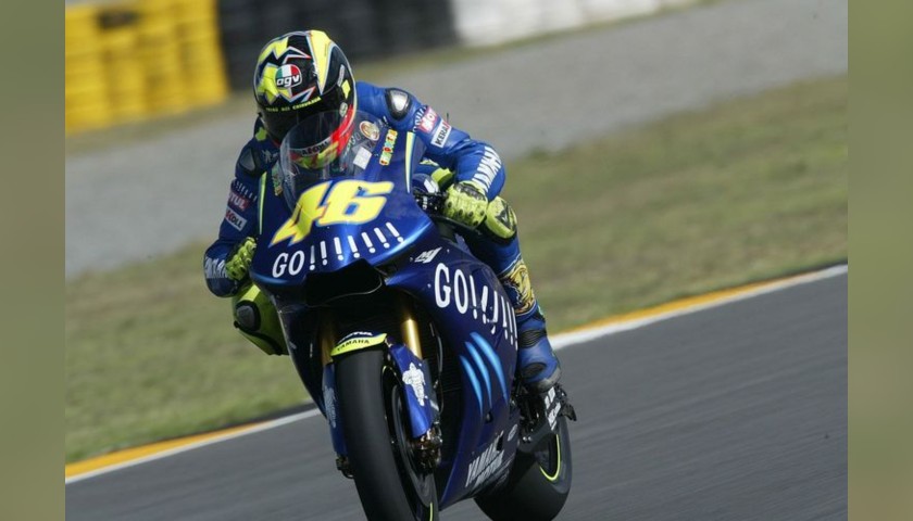 Valentino Rossi's Yamaha M1 YZR Mud Guard and 2 Fork Covers