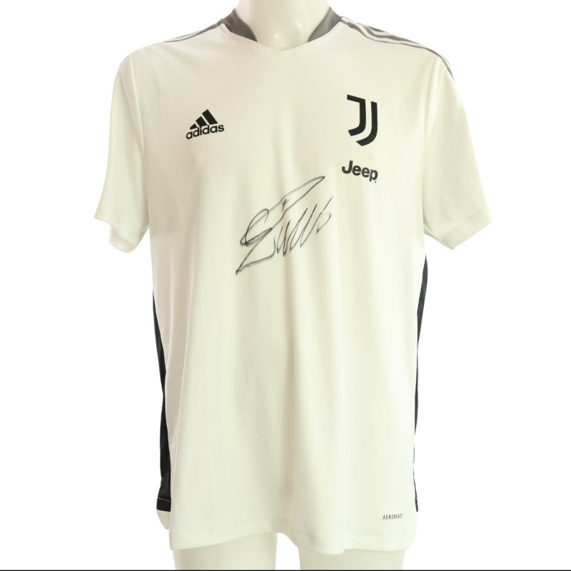 Maglia training Juventus, 2021/22 - Autografata da Cristiano Ronaldo