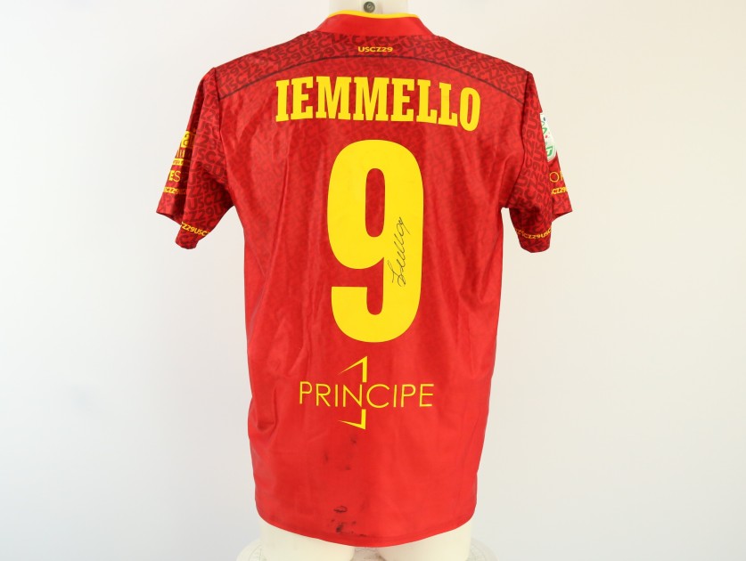 Iemmello's Unwashed Signed Shirt, Cosenza vs Catanzaro 2024