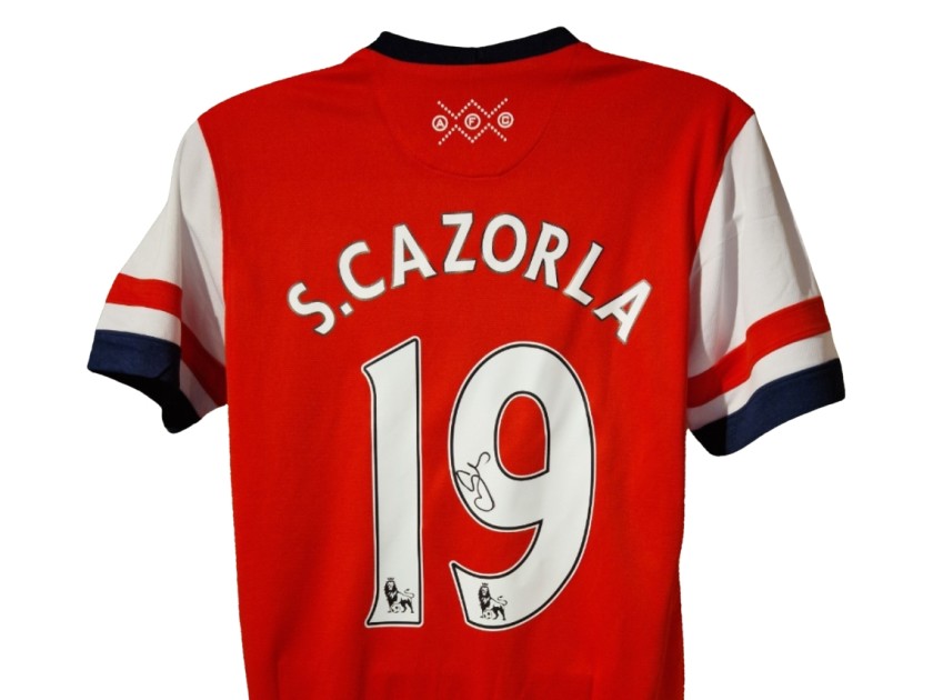 Santi Cazorla firmato Arsenal 2012-13 Home Football Shirt